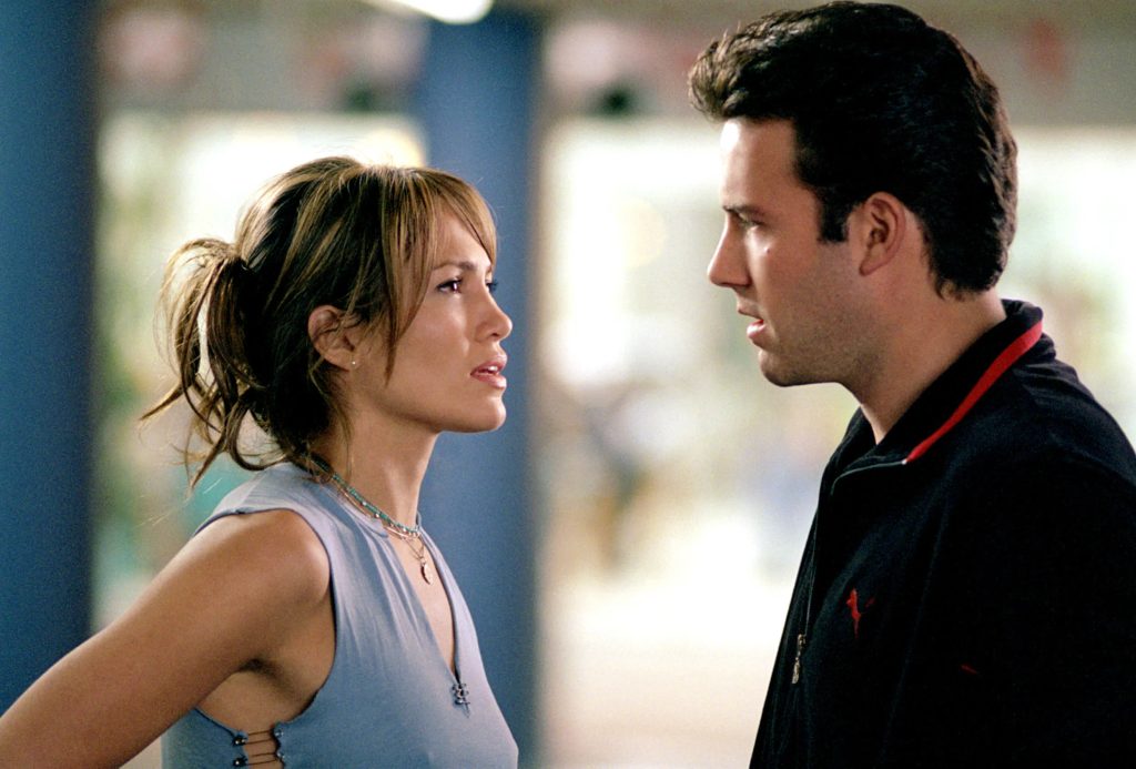 Jennifer Lopez and Ben Affleck in Gigli