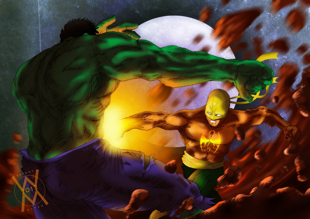 Iron Fist and Hulk