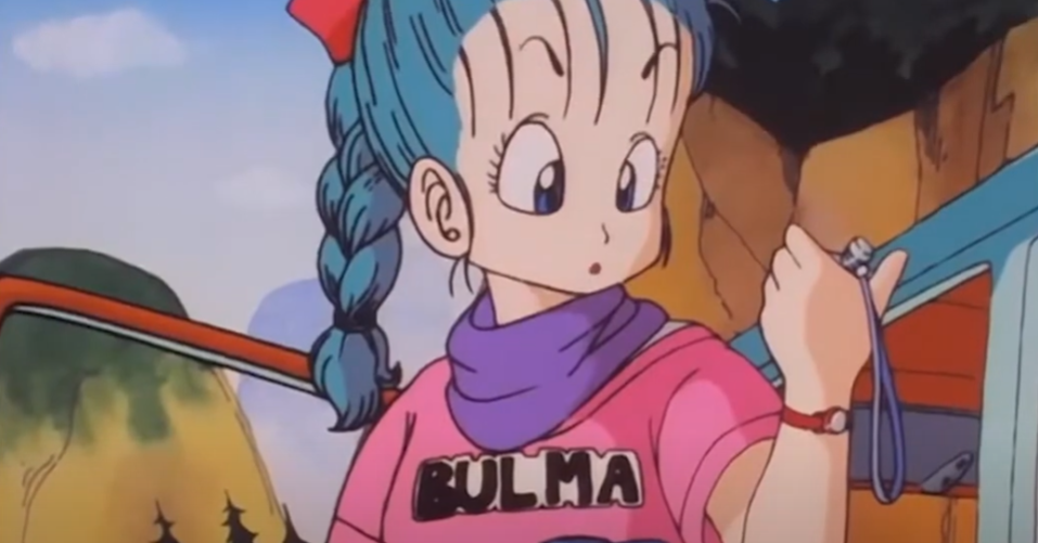 Bulma's first appearance in Akira Toriyama's Dragon Ball