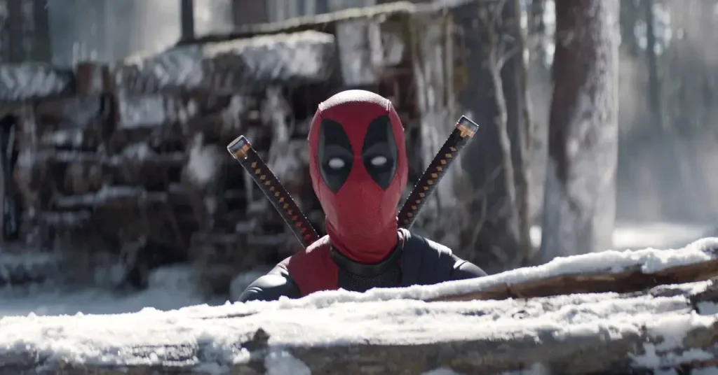 Ryan Reynolds in a still from Deadpool & Wolverine