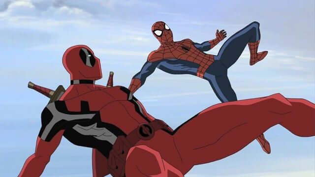 Spider-Man and Deadpool in Ultimate Spider-Man 