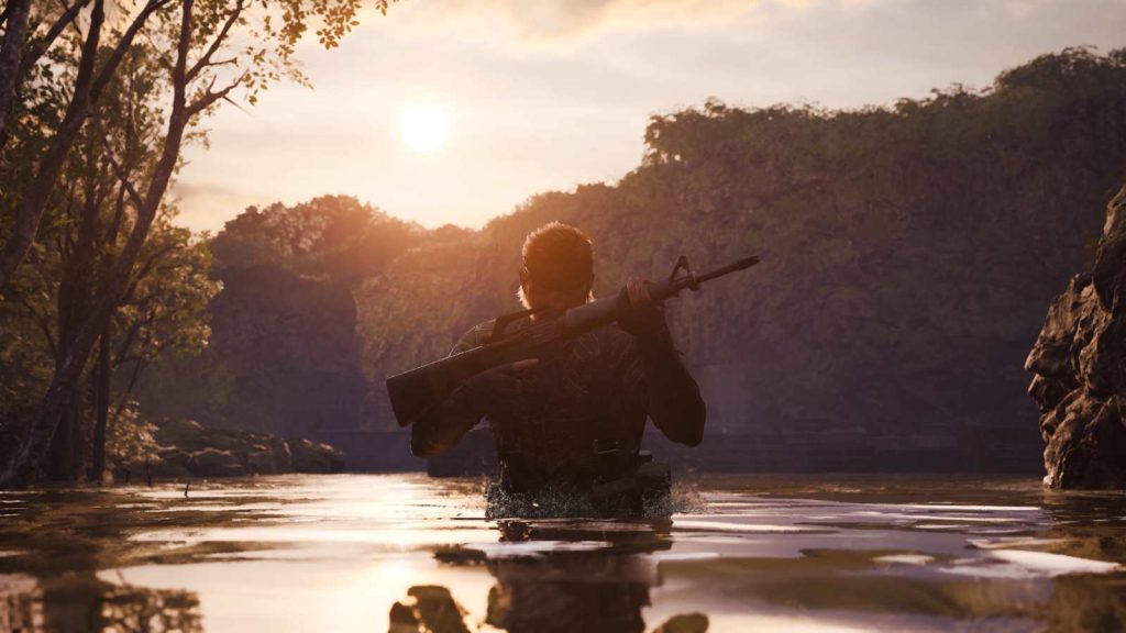 Konami Must Retain This Iconic Snake Eater Boss Mechanic in Metal Gear Solid Delta 1 Metal Gear Solid Delta screenshot showing the protagonist walking through water