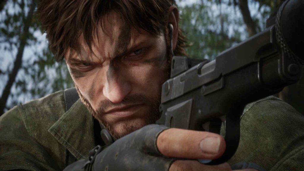Konami Must Retain This Iconic Snake Eater Boss Mechanic in Metal Gear Solid Delta 5 Metal Gear Solid Delta screenshot showing a close-up of the protagonist as he aims his gun
