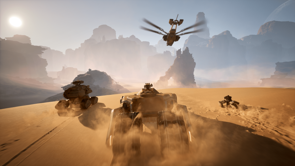 dune awakening vehicles racing