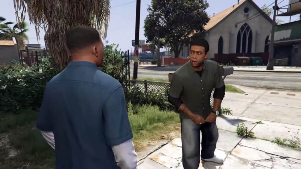 Franklin and Lamar in GTA 5