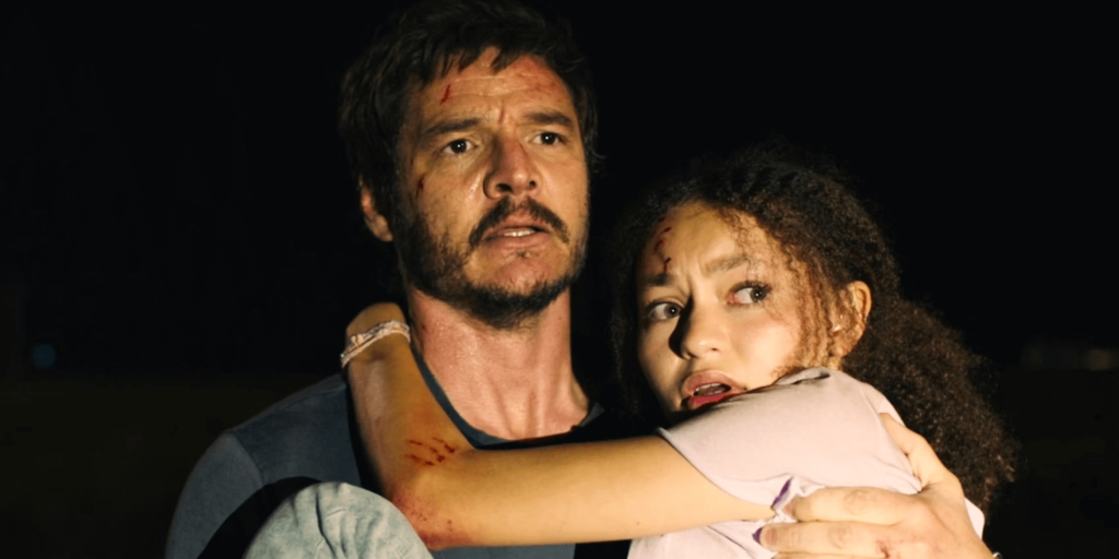 Pedro Pascal and Nico Parker in a still from The Last of Us | Credits: HBO