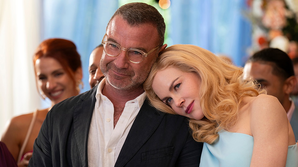 Liev Schreiber and Nicole Kidman in The Perfect Couple/Netflix (2024)