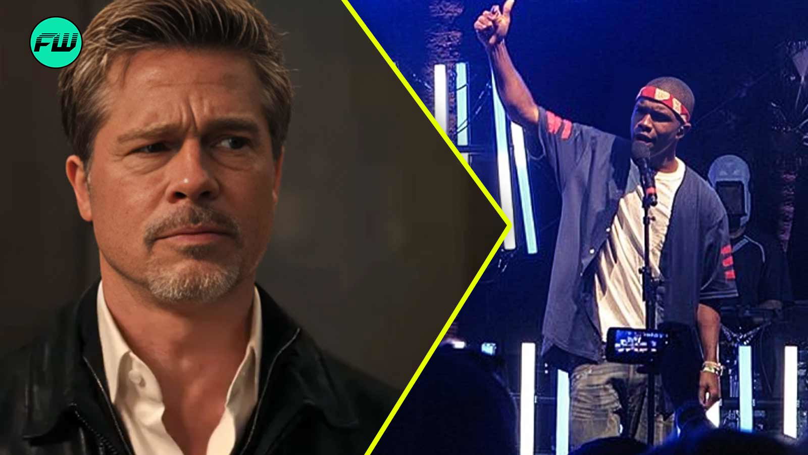 Frank Ocean Fans Will Be Thrilled After Brad Pitt’s Random Confession in the Bathroom to a Stranger During Wolfs’ Premiere