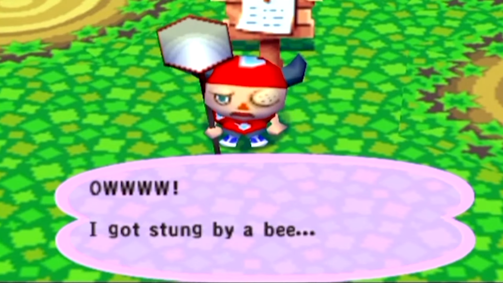 An image of Animal Crossing for the Gamecube.