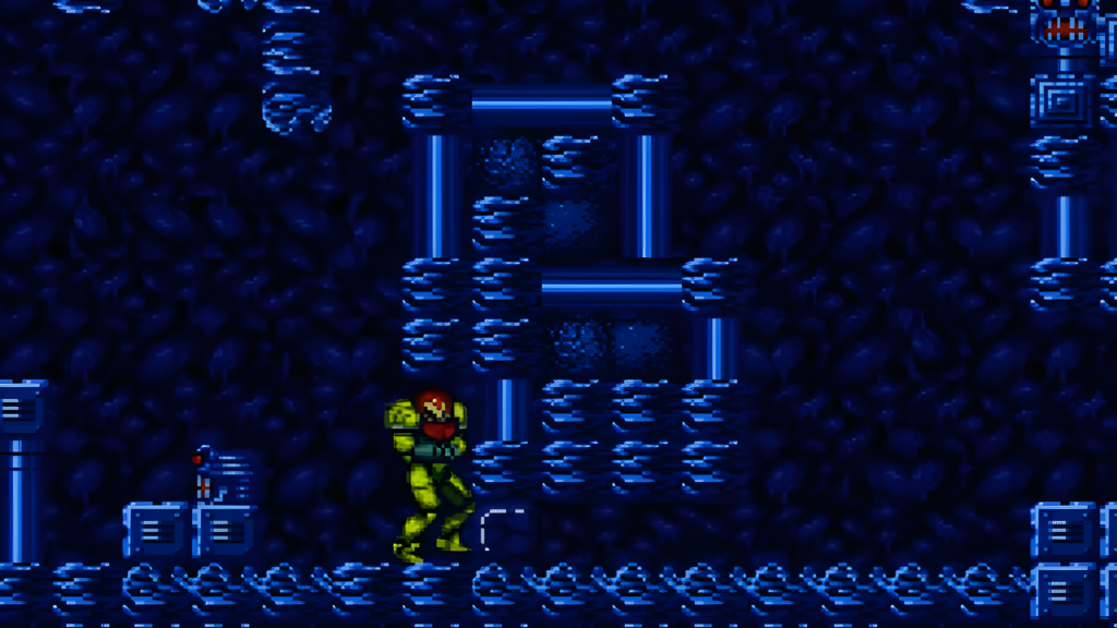 An image of Super Metroid for the SNES.