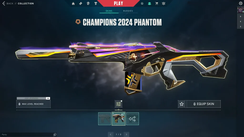 2024 Champions Phantom in Valorant