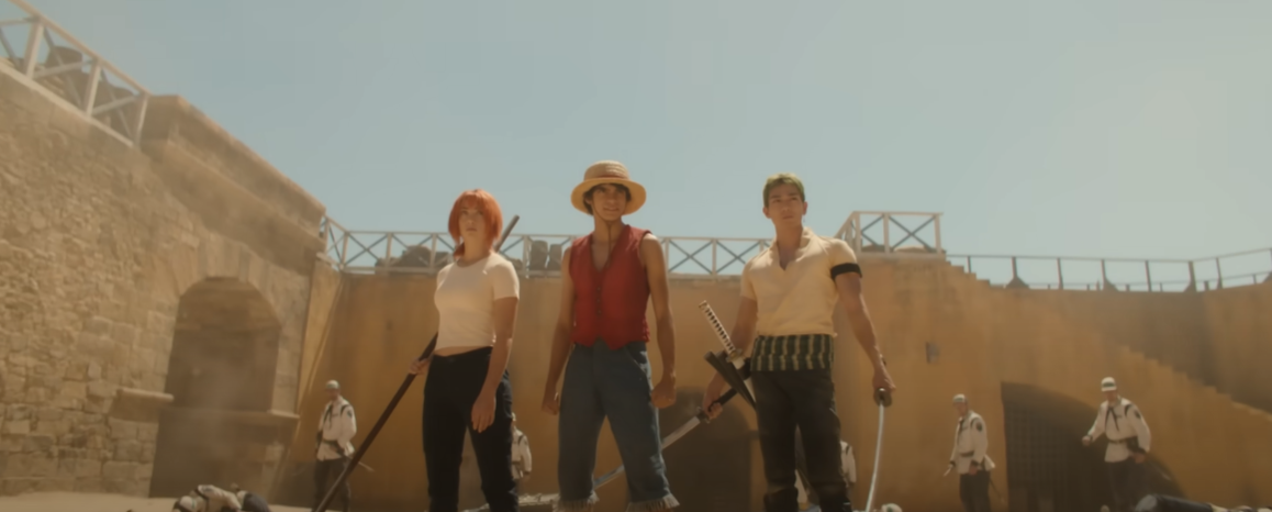 A scene from One Piece Netflix's live-action