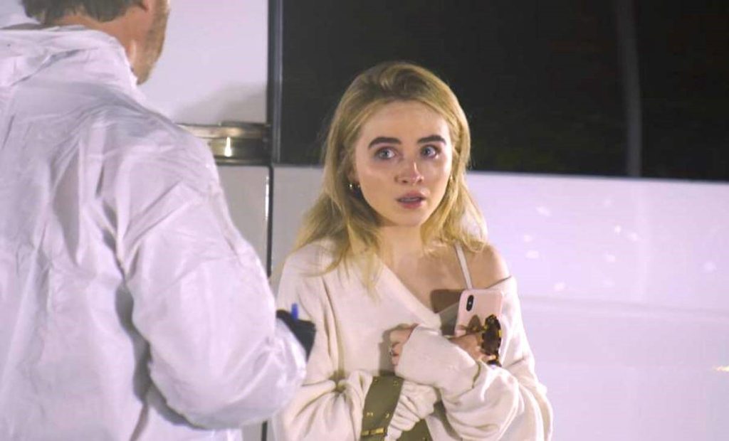 Watch Sabrina Carpenter Cries Like a Baby After Watching Her Most