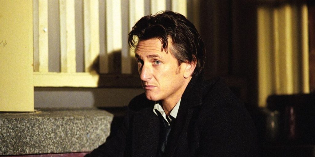 Sean Penn as Jimmy Markum in a still from Mystic River