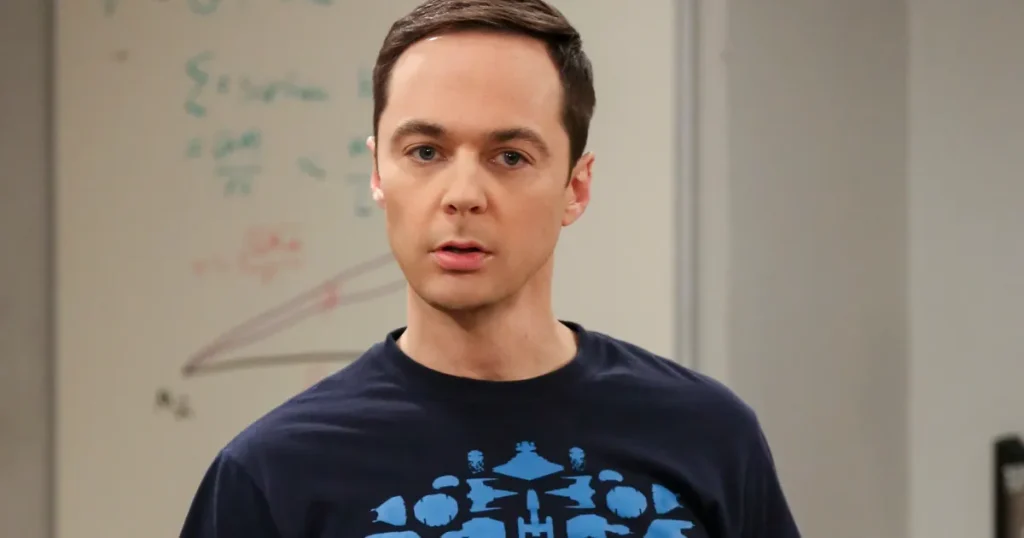 Jim Parsons as Sheldon in The Big Bang Theory. 