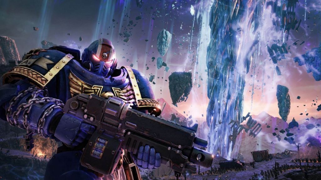 In-game screenshot from Space Marine 2