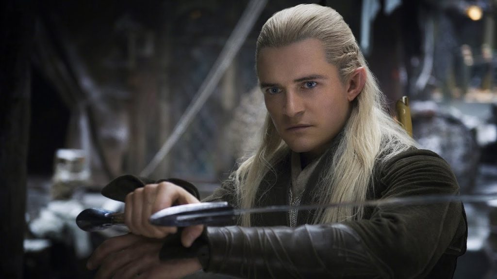 Orlando Bloom as Legolas in The Hobbit series 