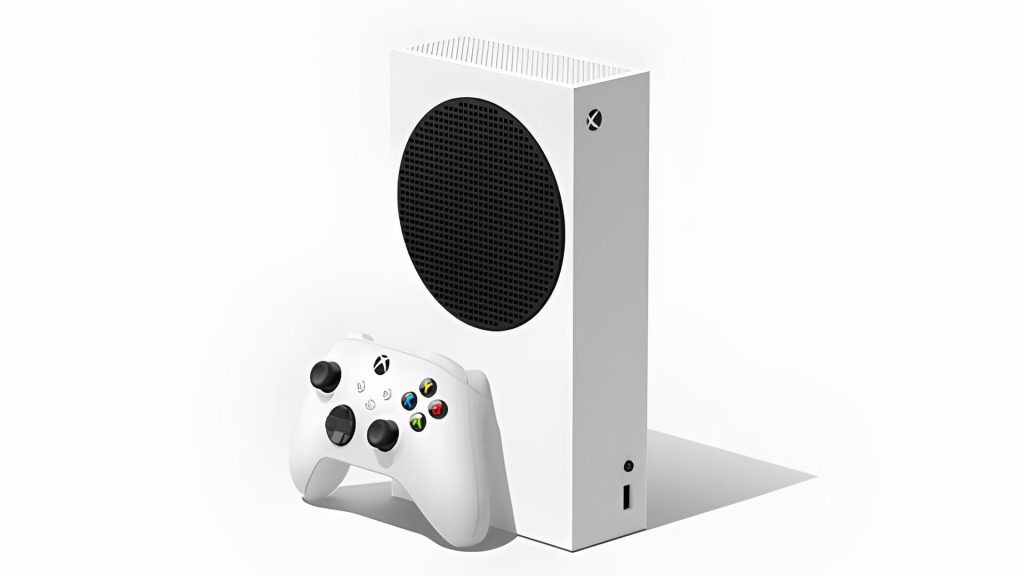 The image shows a Xbox Series S from Mircosoft in white variant 