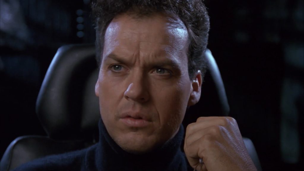 Michael Keaton as Bruce Wayne