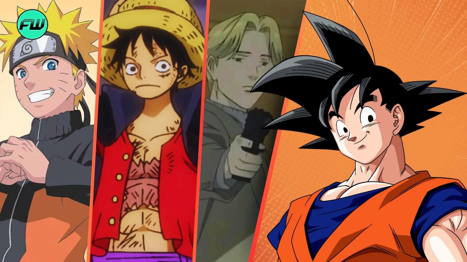 Goku, Luffy, Naruto and Johan