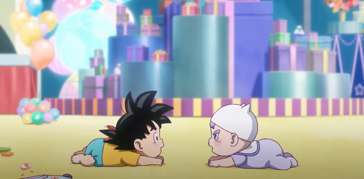 Goten and Trunks reverted back to infants