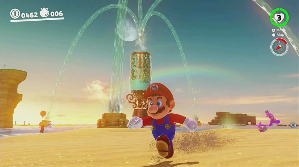 Mario in Super Mario Odyssey.