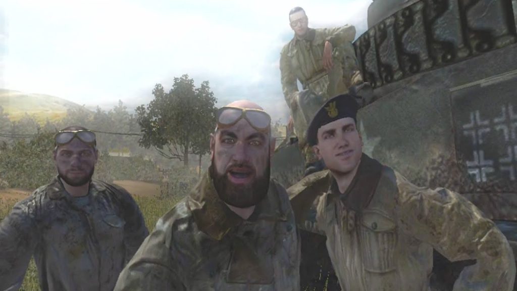 Call of Duty 3 main characters together.