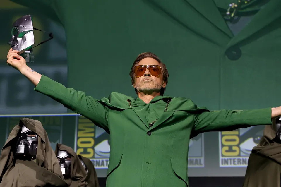 Robert Downey Jr. returns to the MCU as Doctor Doom [Photo: San Diego Comic Con 2024]