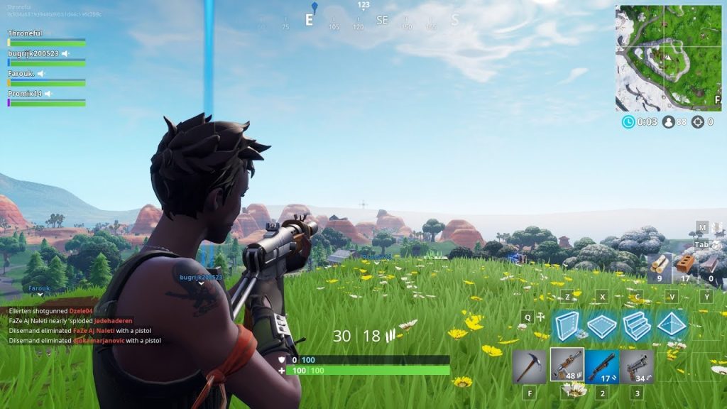 A still from Fortnite