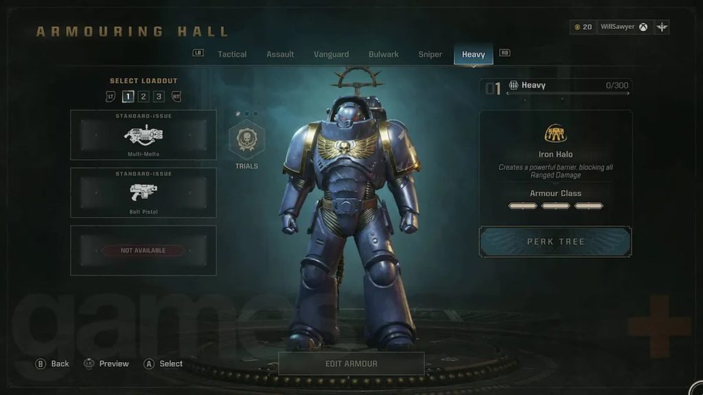 Space Marine 2 heavy class