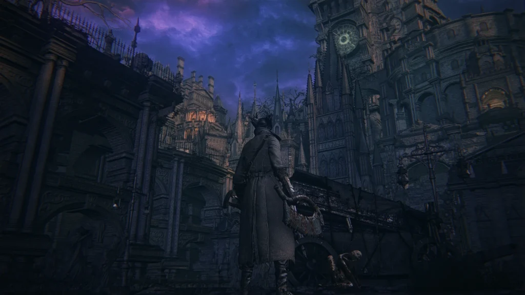 Bloodborne PC port upscaled screenshot.