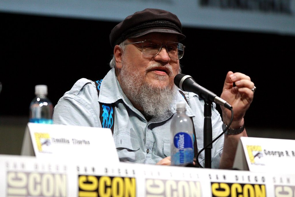 George R. R. Martin speaking at the 2013 San Diego Comic Con International