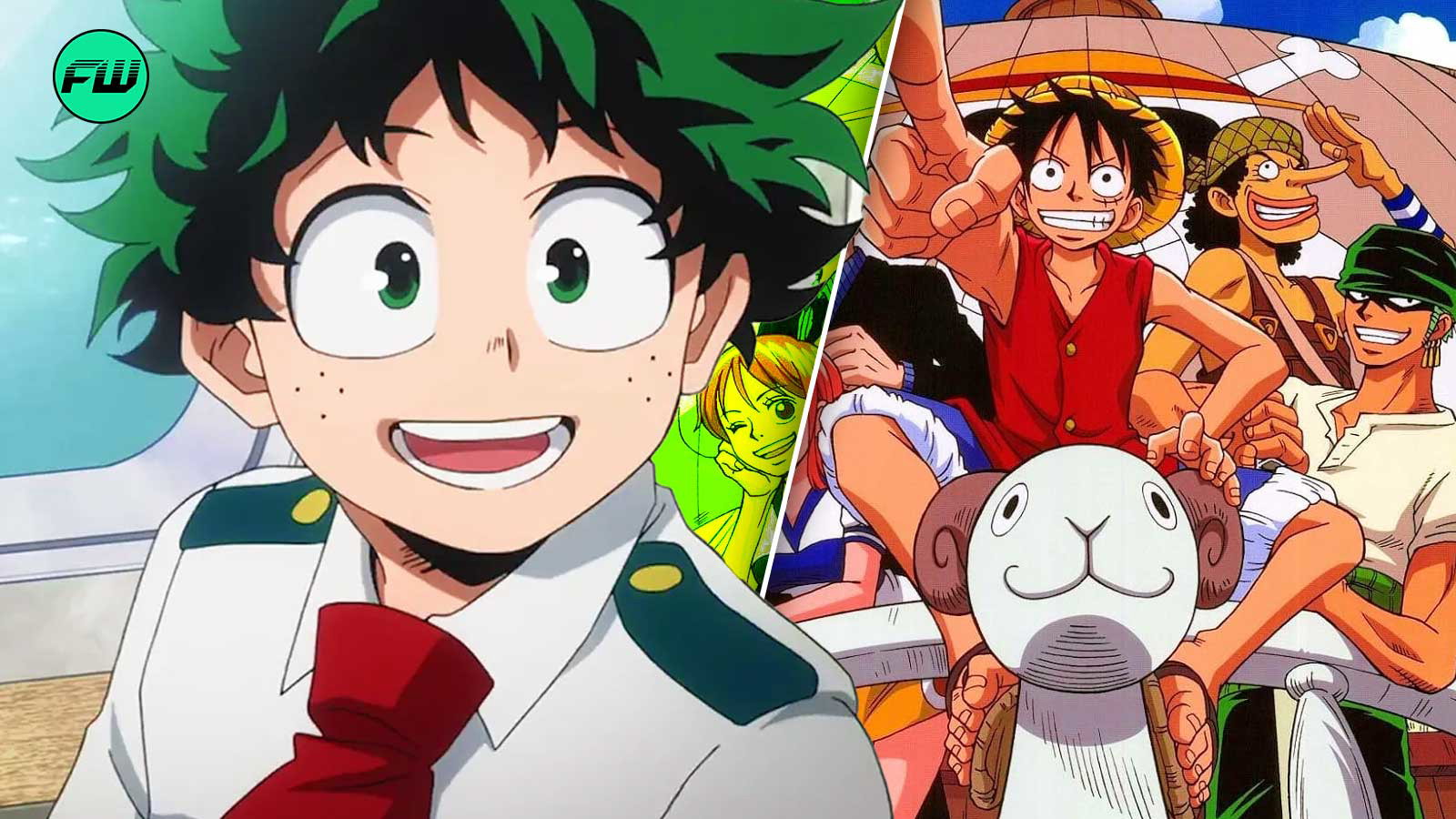 my hero academia , one piece