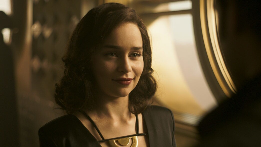 An image of Emilia Clark in Solo: A Star Wars Story.