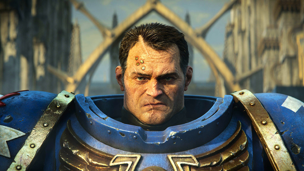 Image of Titus in Space Marine 2.