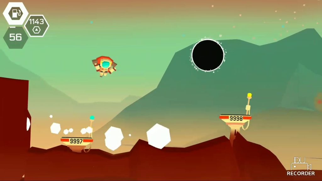 Mars: Mars moving between platformers.