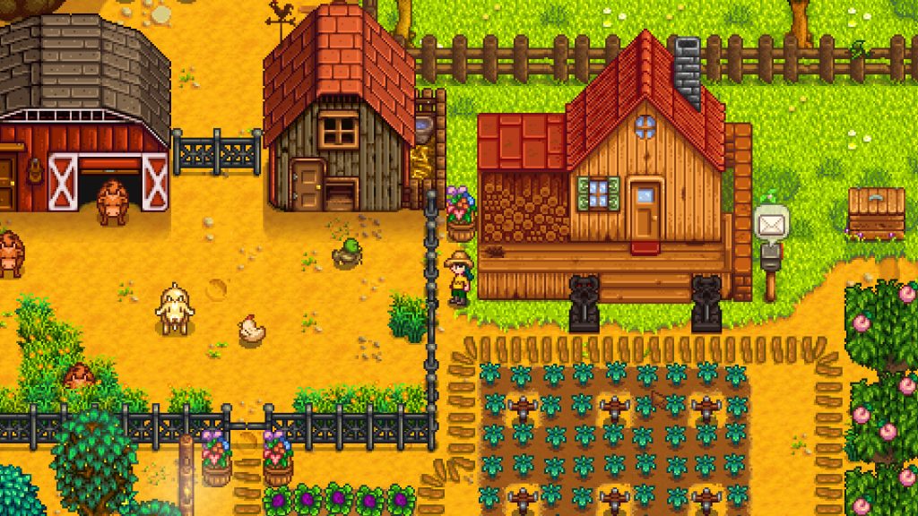 Stardew Valley managing the farm.