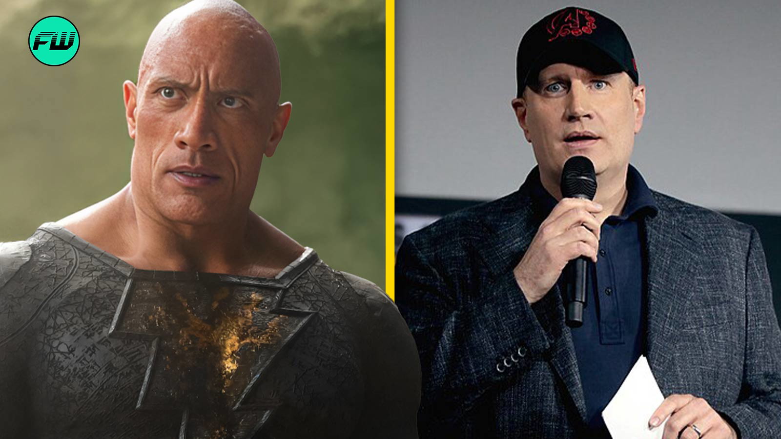 Dwayne Johnson and Kevin Feige