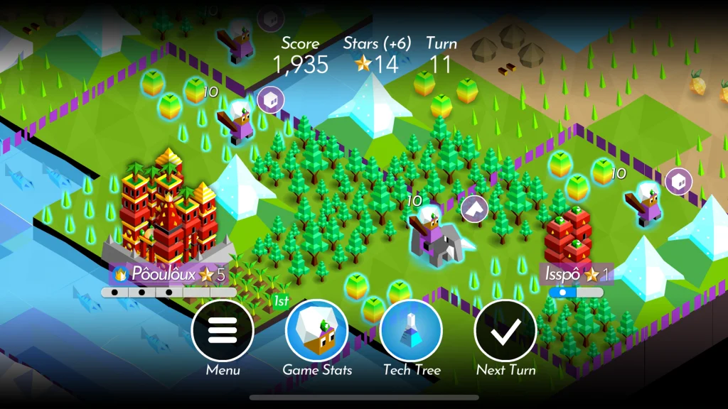 An image of The Battle of Polytopia from Midjiwan AB.