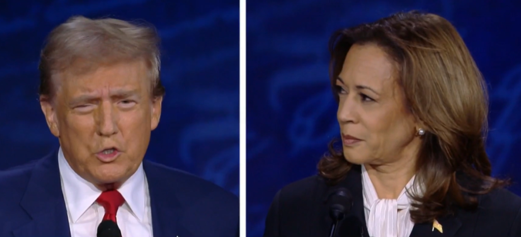 2024 debate between Kamala Harris and Donald Trump