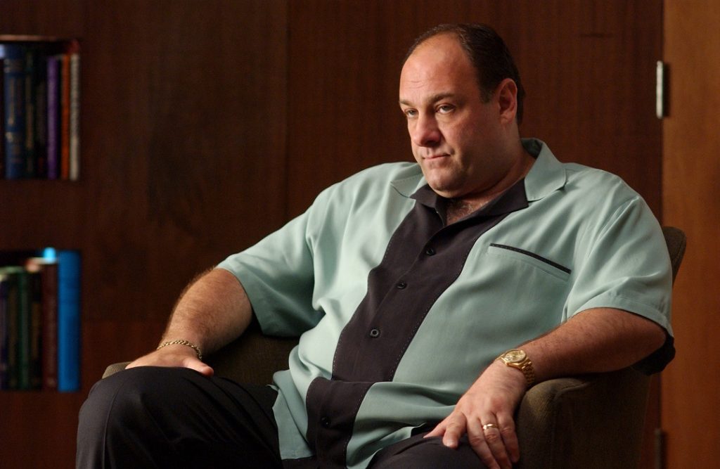 James Gandolfini as Tony Soprano in The Sopranos | Credits: HBO