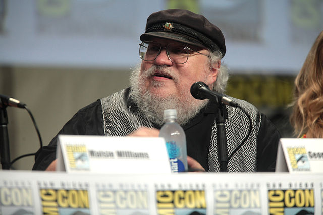 Game of Thrones' creator George R. R. Martin speaking at the 2014 San Diego Comic Con International