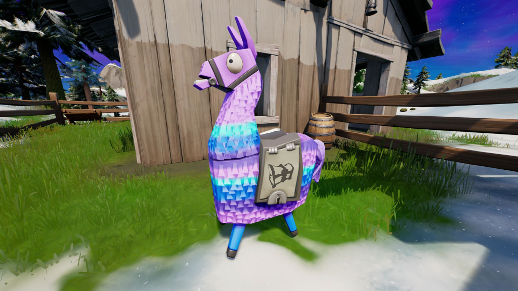 the image shows Llama Pinatas in Fortnite 