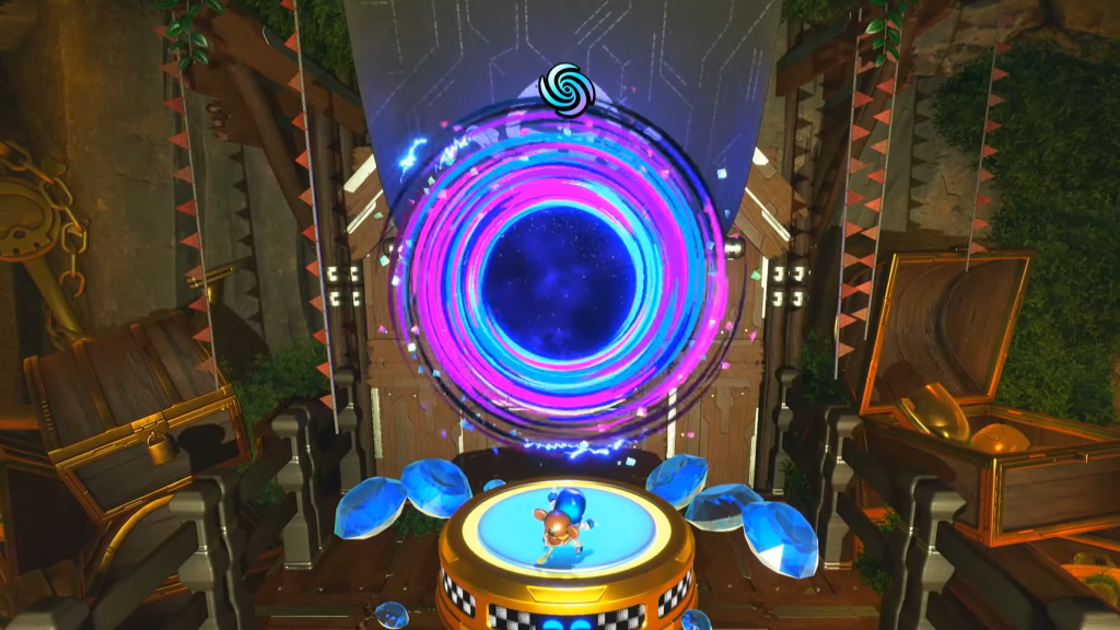 An image of the Go-Go Archipelago Lost Galaxy levels entrance in Astro Bot.