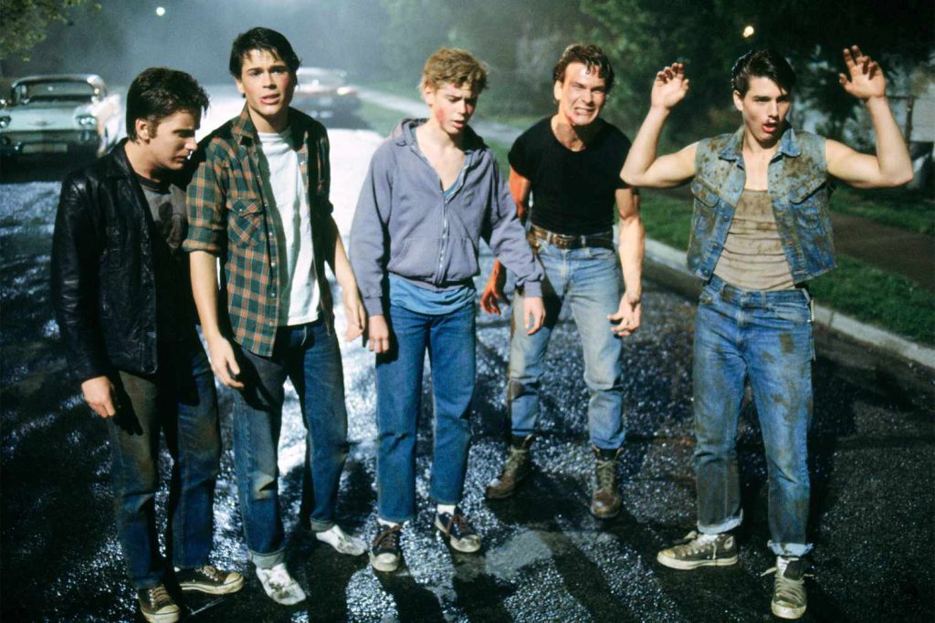 The cast of The Outsiders