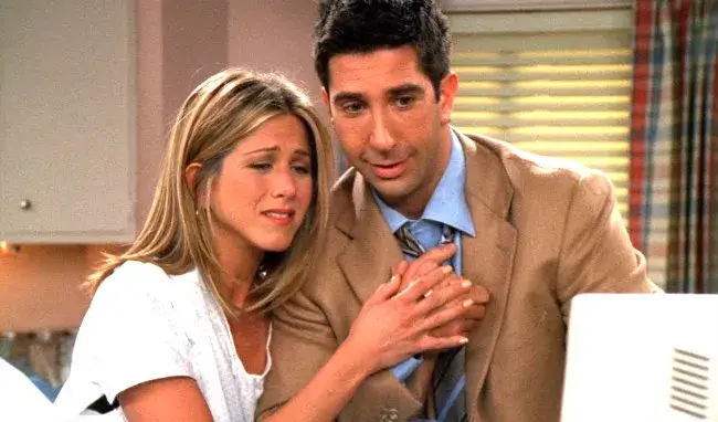 Jennifer Aniston had a crush on David Schwimmer in real life 