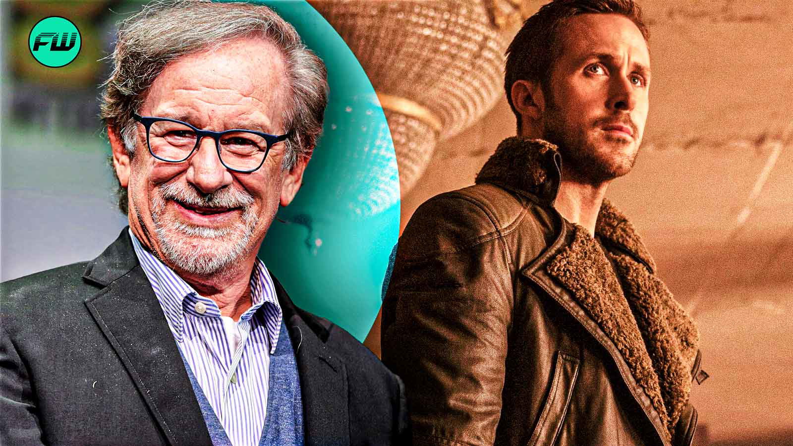 Steven Spielberg and Ryan Gosling