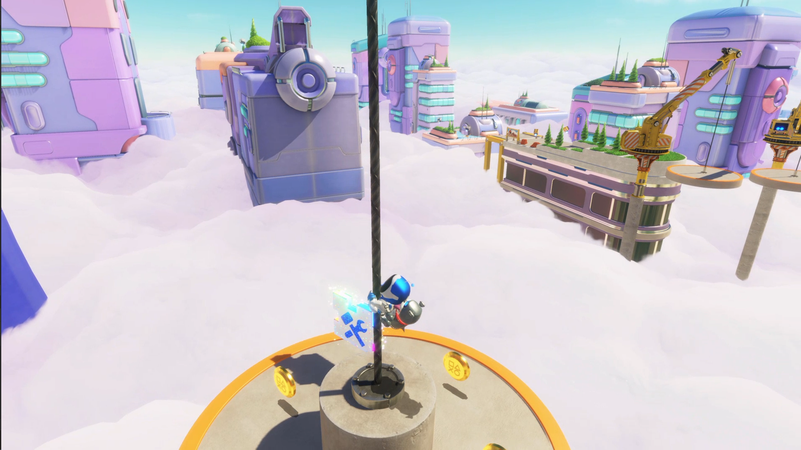 Astro Bot: Construction Derby Collectible Locations