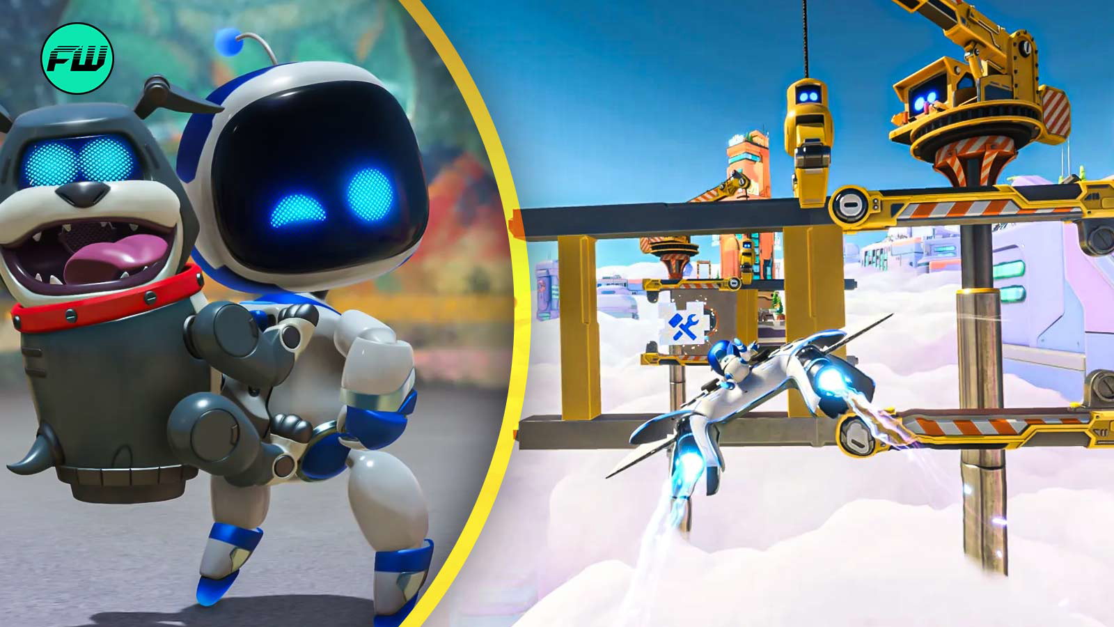 Astro Bot: коллекционные локации строительного дерби