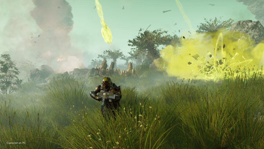 A still from Helldivers 2.